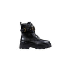 PINKO Black Leather Ankle Boots