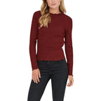 Only Red Organic Cotton Long Sleeve T-Shirt - Zeiniez