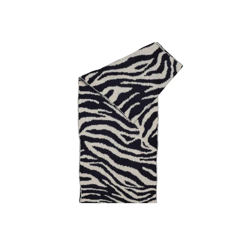 Pieces Blue Recycled Polyester Scarf - Zeiniez