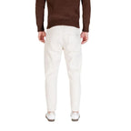 Gianni Lupo Cream Cotton Relaxed Fit Jeans - Zeiniez