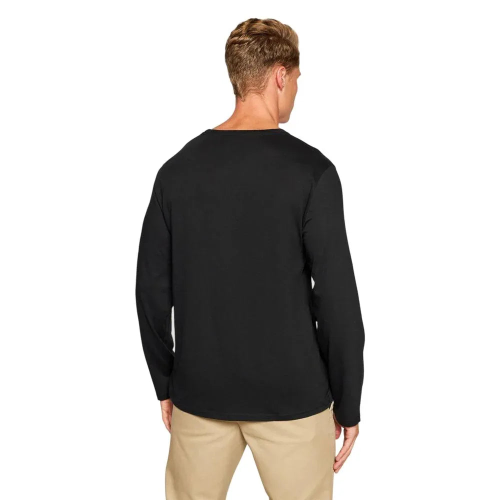 Ralph Lauren Black Cotton Long Sleeve T-Shirt - Zeiniez