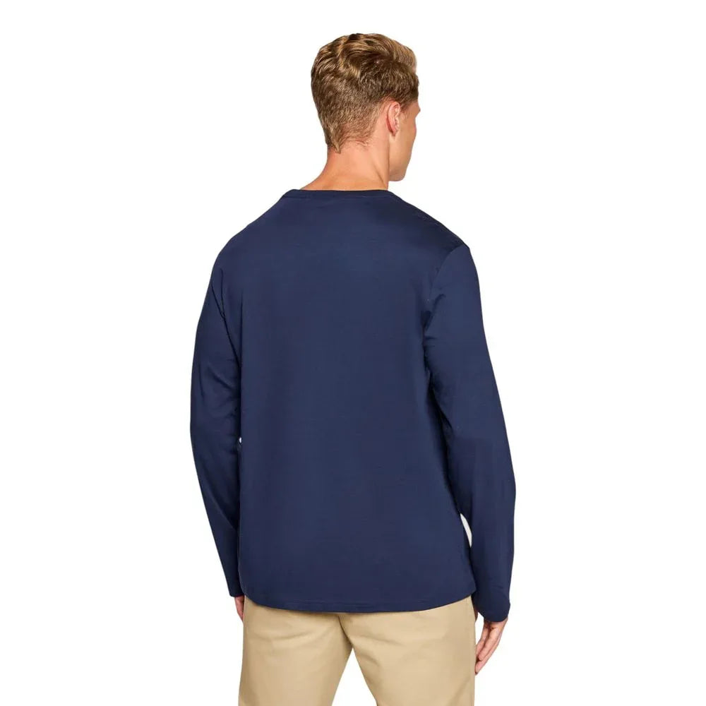 Ralph Lauren Blue Cotton Long Sleeve T-Shirt - Zeiniez