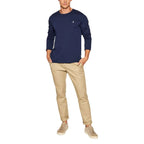 Ralph Lauren Blue Cotton Long Sleeve T-Shirt - Zeiniez