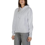 Calvin Klein Jeans White Cotton Hoodie