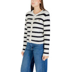 Morgan De Toi White Marabou Cardigan