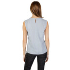 Tommy Hilfiger Jeans Blue Cotton Tank Tops - Zeiniez