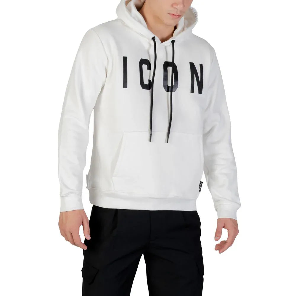 Icon Black And White Cotton Hoodie - Zeiniez