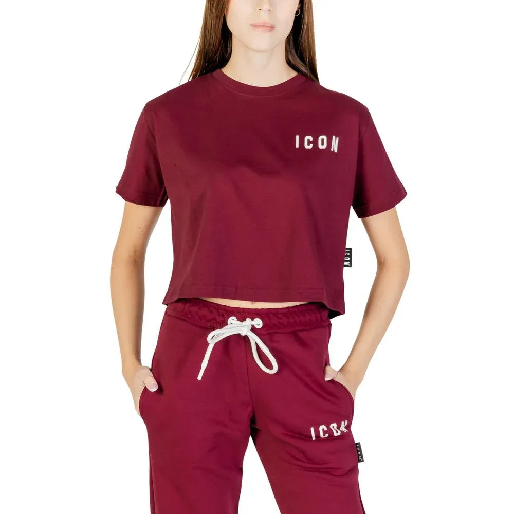 Icon Bordeaux Cotton T-Shirt - Zeiniez