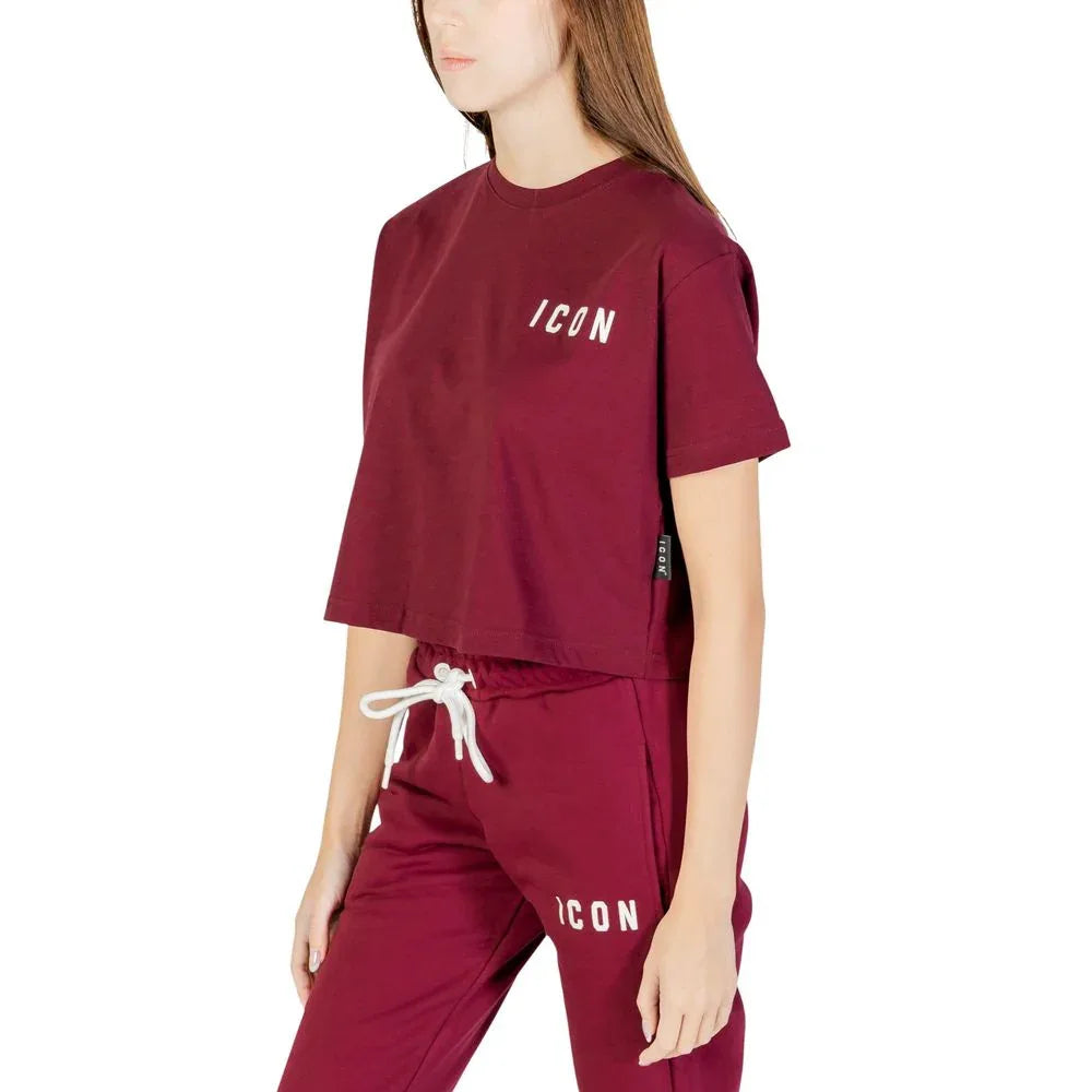 Icon Bordeaux Cotton T-Shirt - Zeiniez