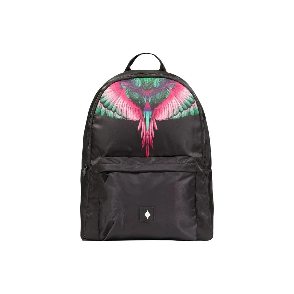 County of Milan Black Nylon Backpack