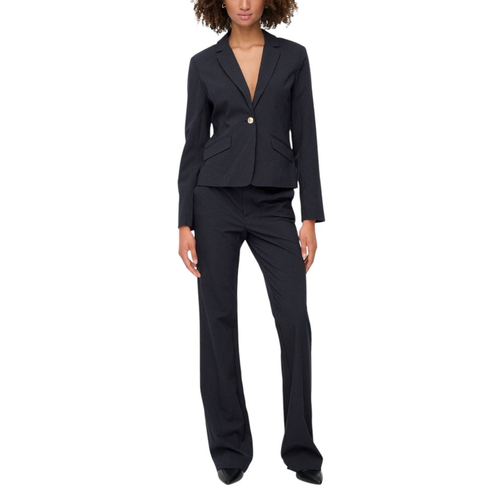 Only Blue Polyester Blazer