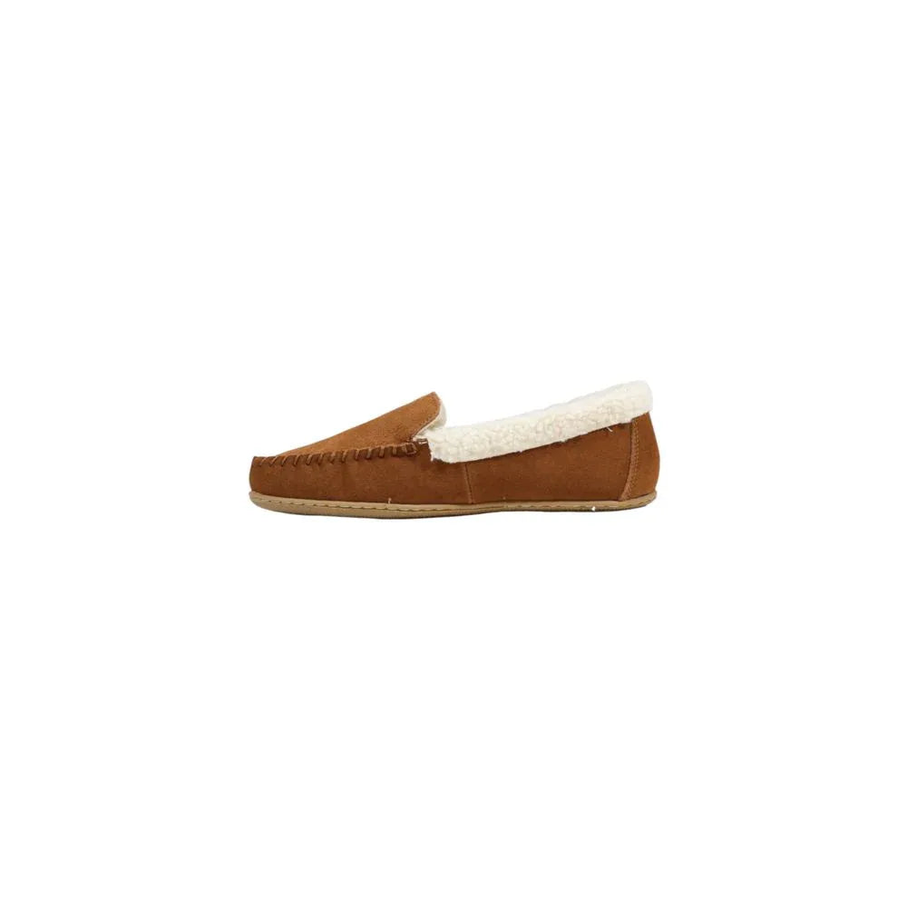Ralph Lauren Brown Suede Leather Slippers - Zeiniez