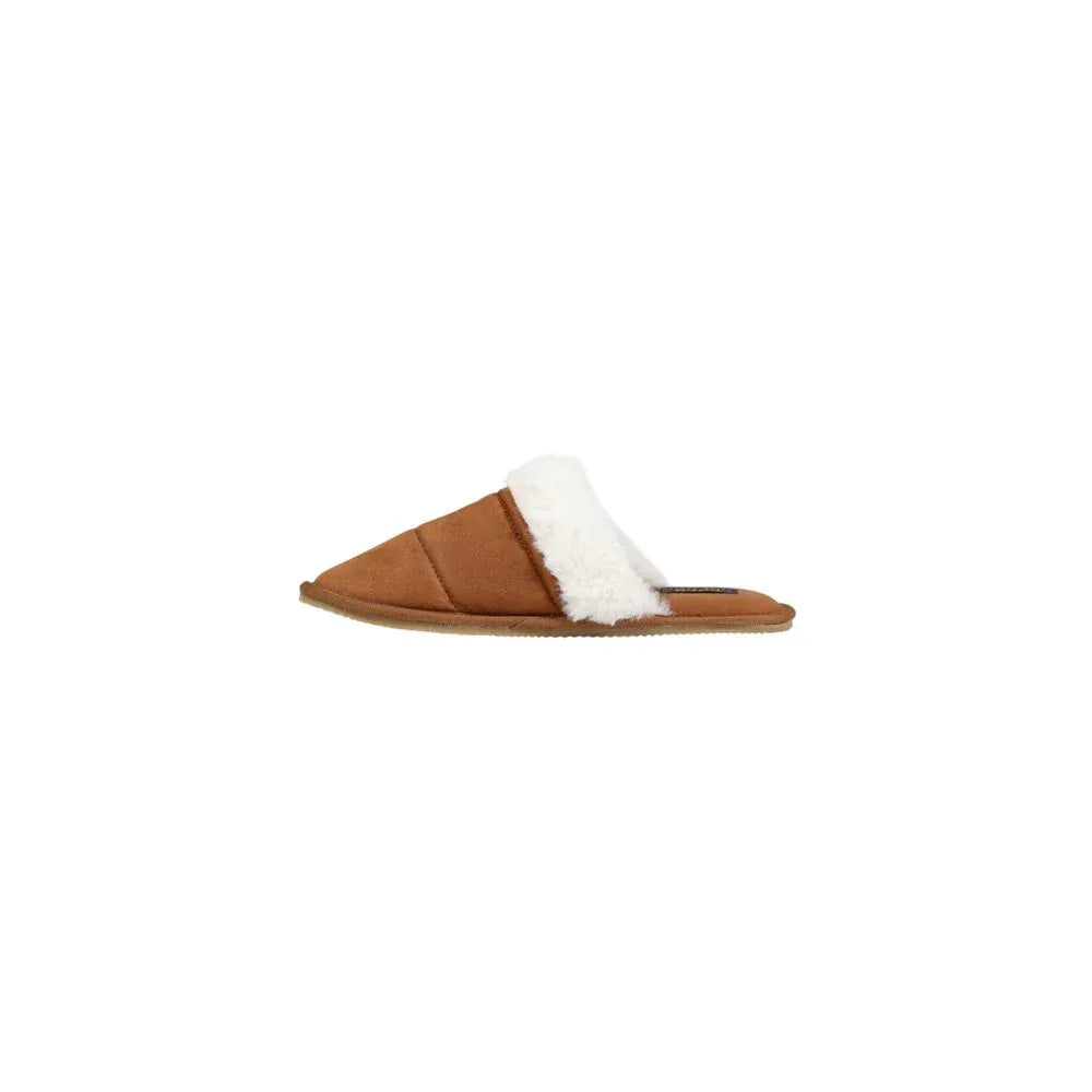 Ralph Lauren Brown Textile Slippers - Zeiniez