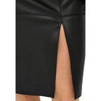 Only Black Polyester Long Skirt