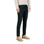 Borghese Green Cotton Skinny Pants - Zeiniez