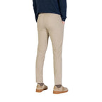 Borghese Beige Cotton Skinny Pants - Zeiniez