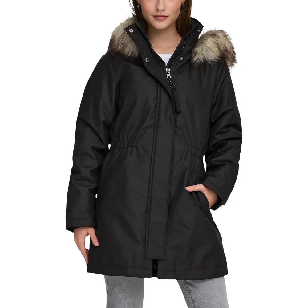Only Black Recycled Polyester Parka - Zeiniez