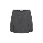 Jacqueline De Yong Gray Polyester Shorts