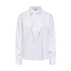 Jacqueline De Yong White Cotton Blouse