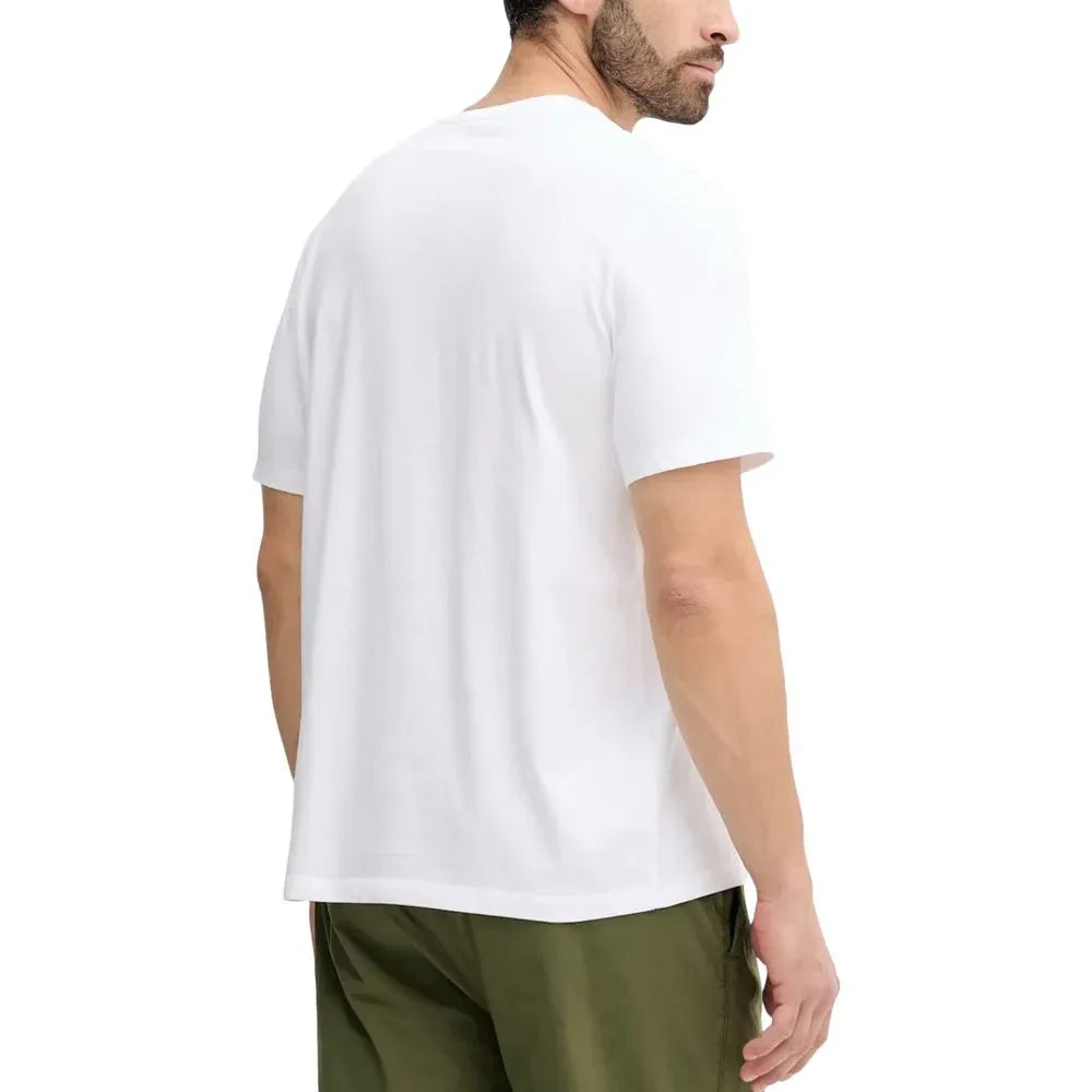 Calvin Klein Jeans White Cotton T-Shirt - Zeiniez