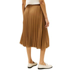 Tommy Hilfiger Brown Recycled Polyester Midi Skirt