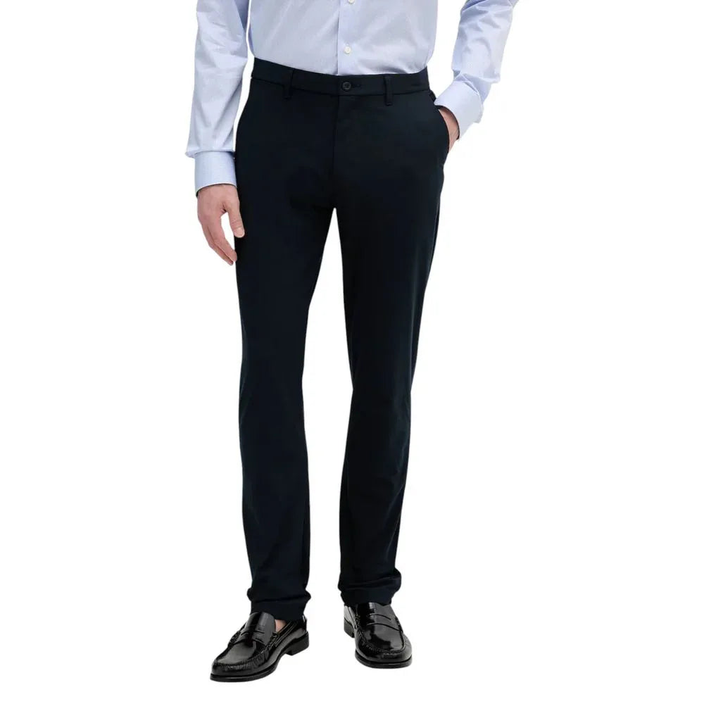 Tommy Hilfiger Blue Polyester Casual Pants - Zeiniez