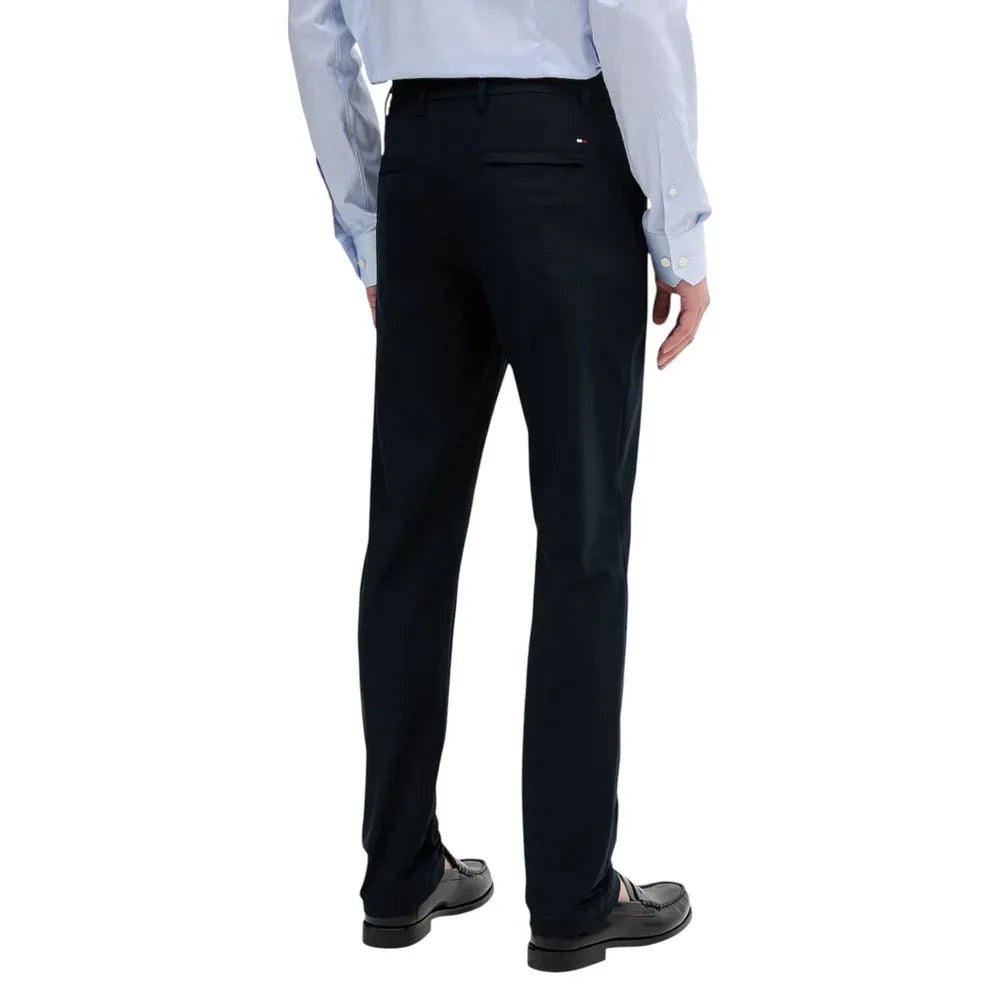Tommy Hilfiger Blue Polyester Casual Pants - Zeiniez