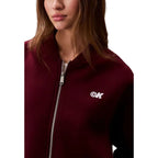 Calvin Klein Jeans Bordeaux Viscose Bomber