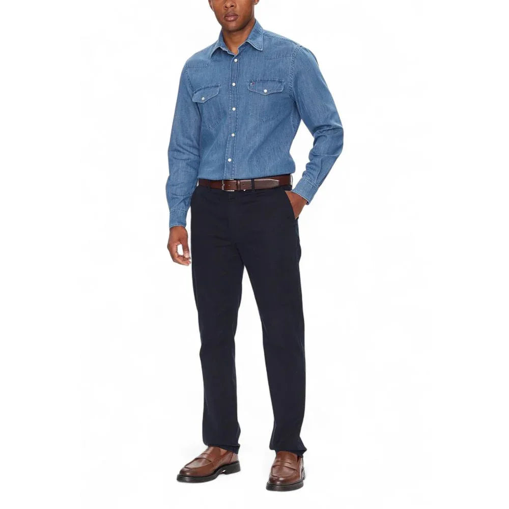 Tommy Hilfiger Light Blue Denim Shirt - Zeiniez