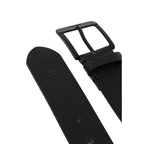 Calvin Klein Black Leather Regular Belt