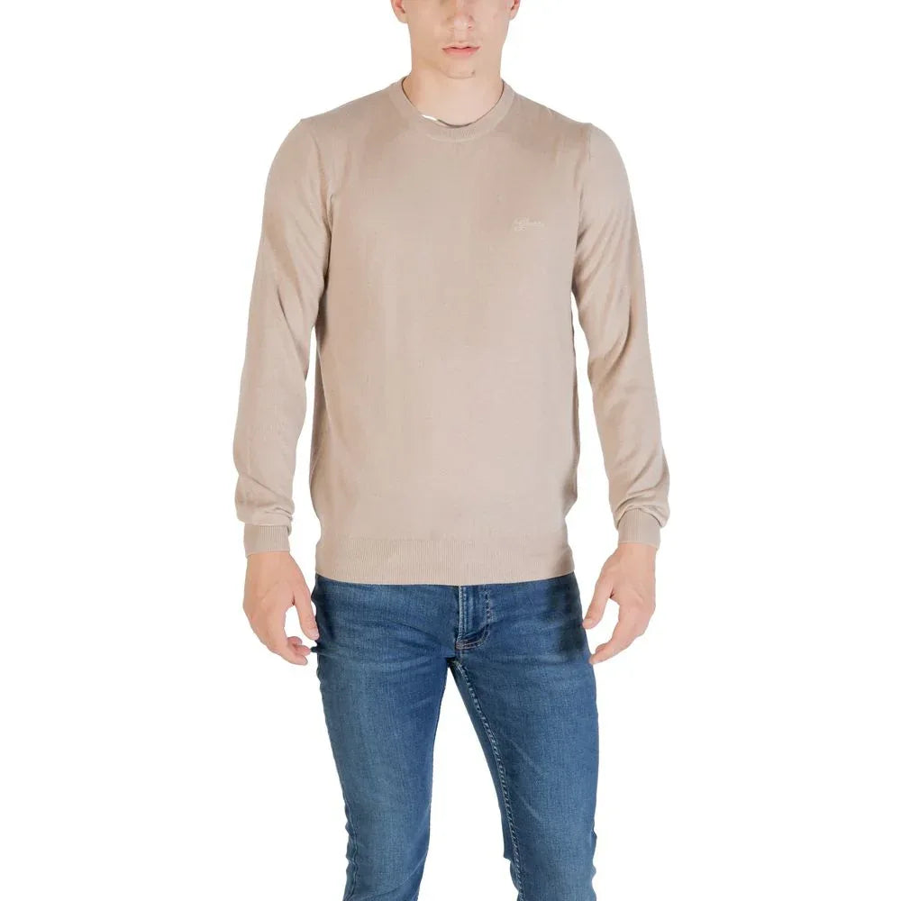 Guess Beige Polyester Sweatshirt