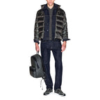 Armani Exchange Green Polyamide Coat