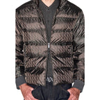 Armani Exchange Green Polyamide Coat