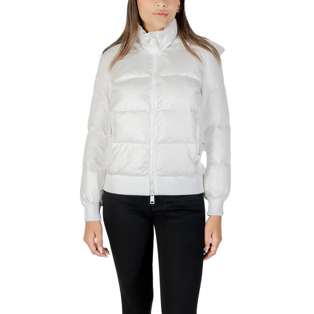 Armani Exchange White Polyamide Coat - Zeiniez