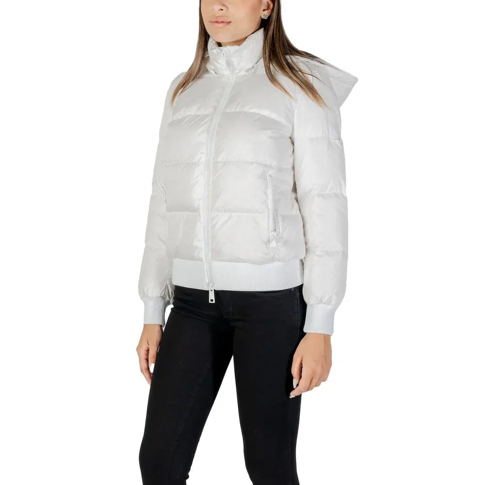 Armani Exchange White Polyamide Coat - Zeiniez