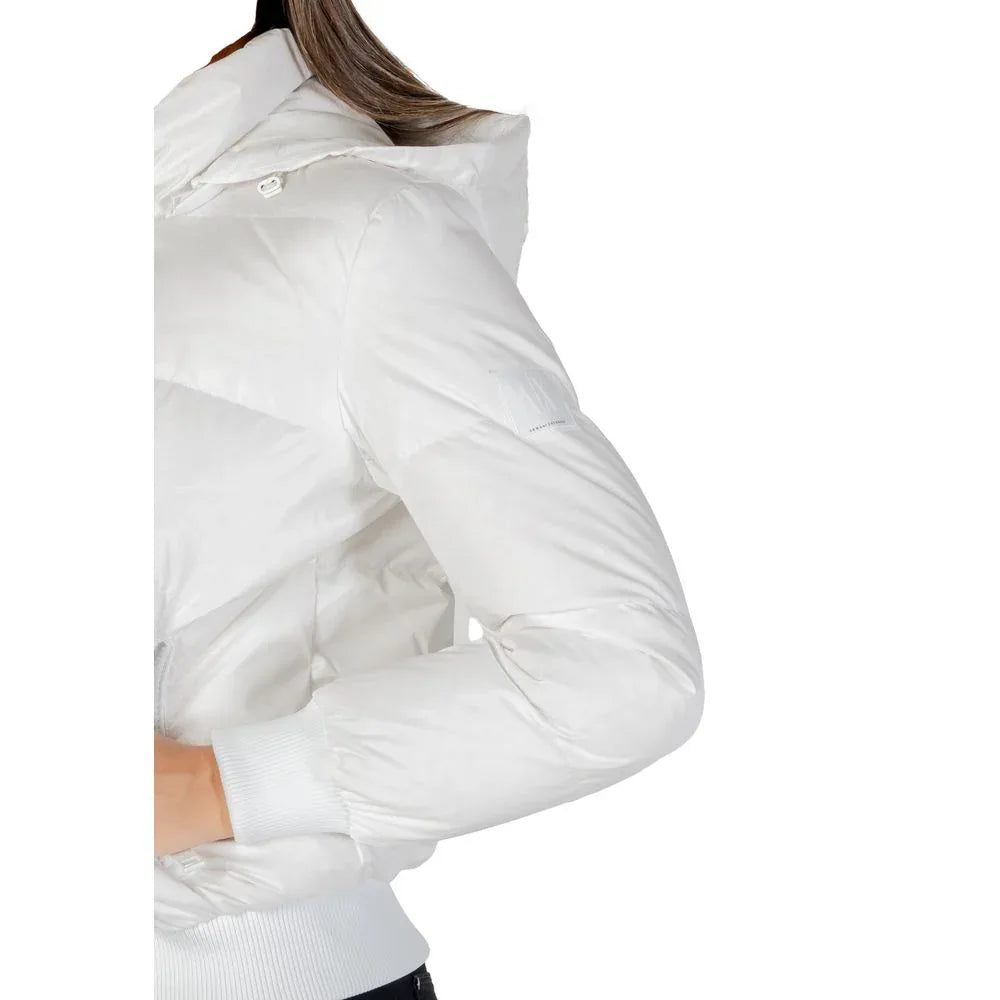 Armani Exchange White Polyamide Coat - Zeiniez