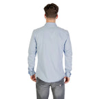 Only & Sons Blue Cotton Dress Shirt - Zeiniez