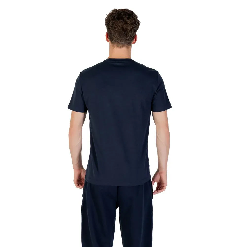 EA7 Emporio Armani Blue Cotton Sportswear