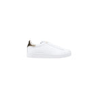 EA7 Emporio Armani White Leather Low Top Sneakers - Zeiniez