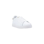 EA7 Emporio Armani White Leather Low Top Sneakers - Zeiniez