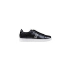 EA7 Emporio Armani Black And White Leather Sneakers - Zeiniez