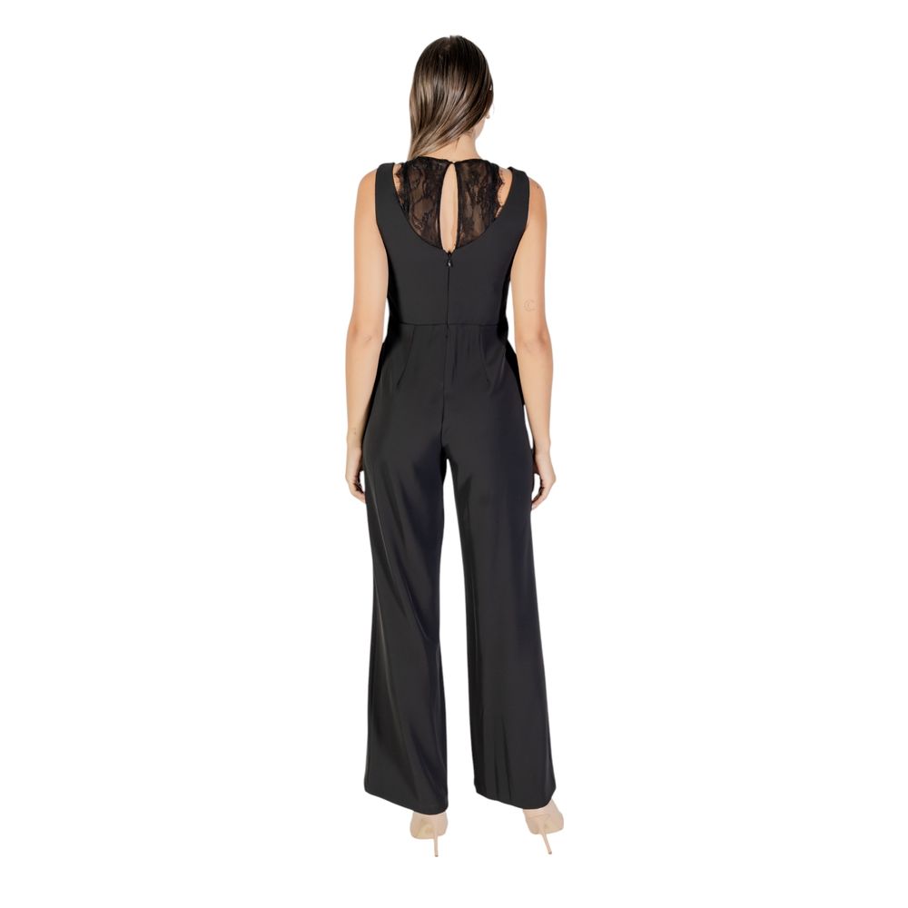 Rinascimento Black Polyester Jumpsuit