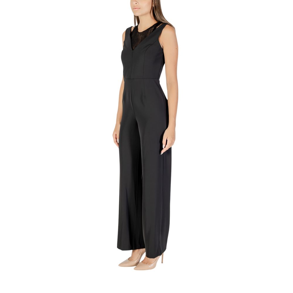 Rinascimento Black Polyester Jumpsuit