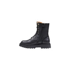 Alviero Martini Prima Classe Black Polyethylene Lace-Up Boots