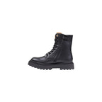 Alviero Martini Prima Classe Black Polyethylene Lace-Up Boots