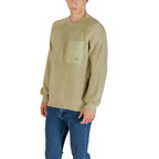 Hugo Boss Green Cotton Sweatshirt