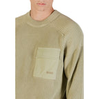 Hugo Boss Green Cotton Sweatshirt