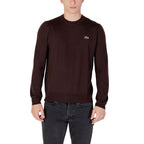 Lacoste Brown Wool Sweatshirt