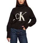 Calvin Klein Jeans Black Cotton Sweatshirt - Zeiniez