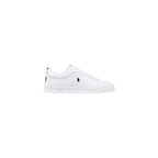 Ralph Lauren White Leather Low Top Sneakers